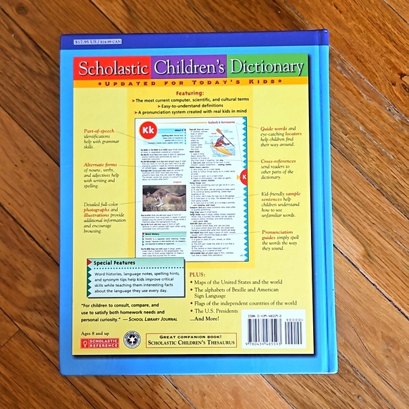Scholastic Children's Dictionary Hardcover - Picture 5 of 8
